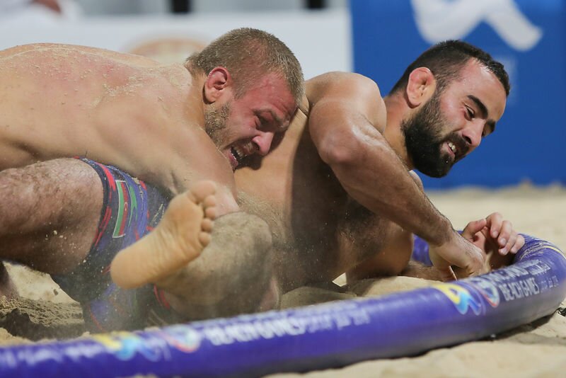 Beach Wrestling men's 80kg - finals gold medal